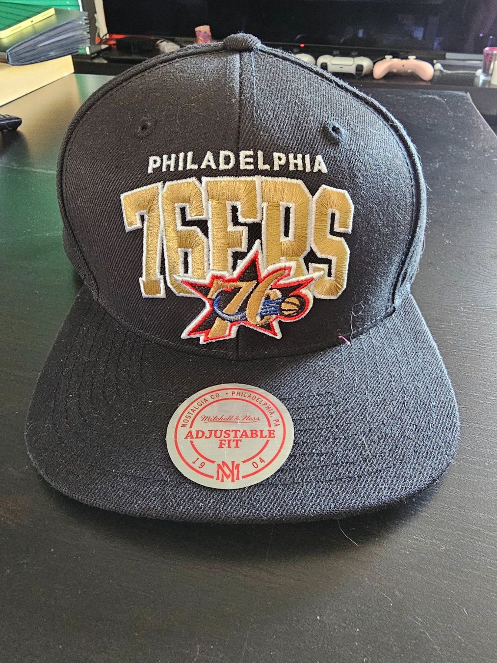 Mitchell & Ness Hüte, Mützen & Caps: Philadelphia Sixers Cap Mitchell Ness – Neu (gemäss Beschreibung) aus La Tour-de-Peilz von Fapssonax