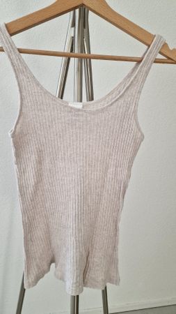 Lascana geripptes Tanktop / Trägertop, Gr. 36/38