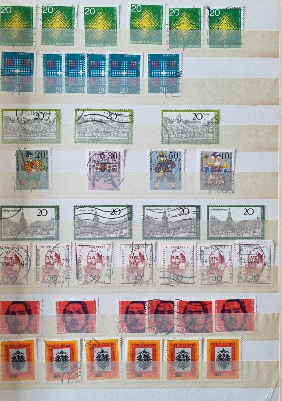 Tutti i francobolli: BRD Briefmarken Album Deutsche Bundespost – Usato da Thun venduto da yvonne.95 3