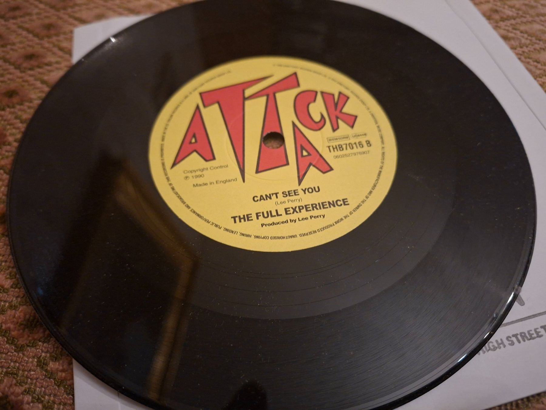 Dischi in vinile: Reggae 7" - Full Experience - Can't See You - Lee Perry – Usato da Bernex venduto da Wannabehasbeen01 3
