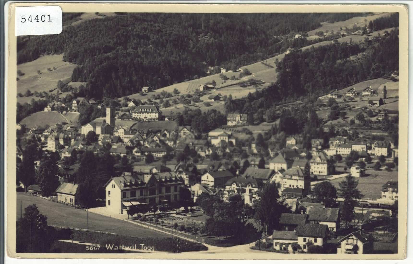Cartoline postali: Wattwil - Generalansicht – Usato da Ettingen venduto da Kartenplanet
