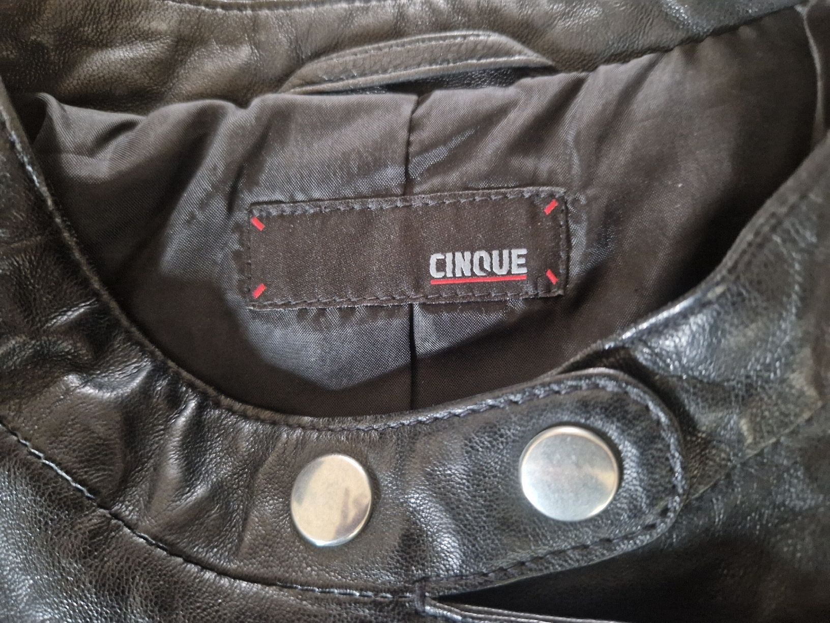 Cinque Giacche: Cinque Lederjacke, schwarz, Grösse 34 – Usato da Kloten venduto da somsing 3