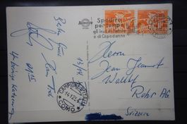 CH - Campione - Postkarte mit CH Marke & Campione Stempel