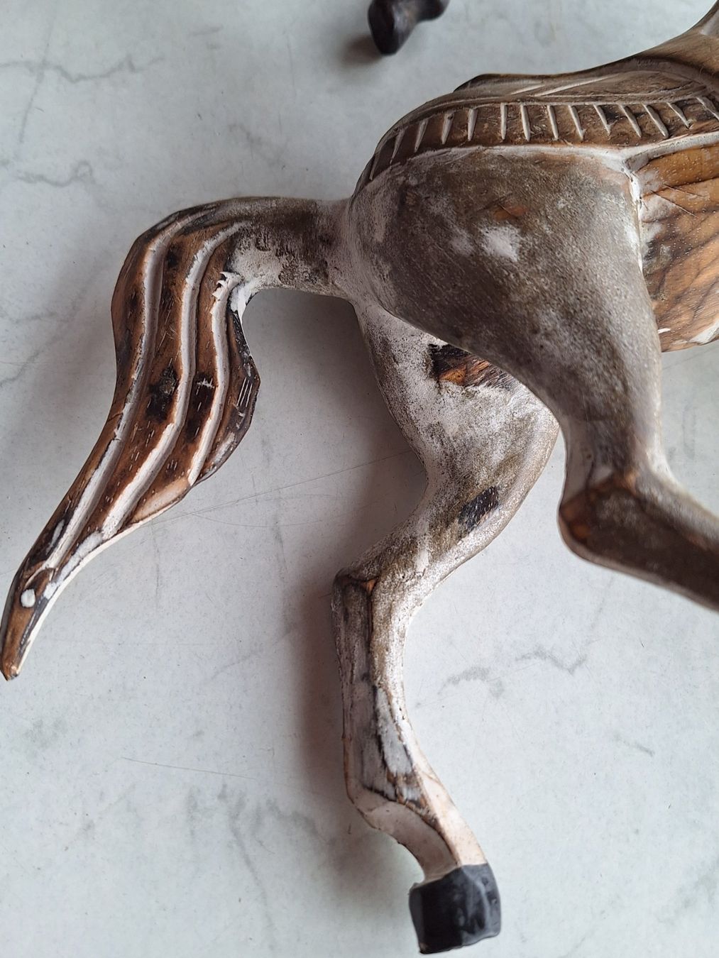 Statuette: DEKORATION 2 PFERDE TIERFIGUREN – Usato da Huttwil venduto da Kunterbuntli 7