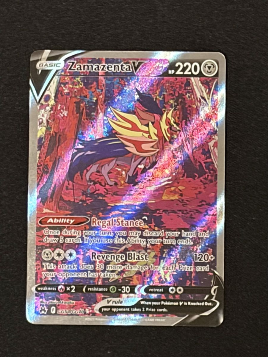 Pokémon Carte collezionabili: Zamazenta V (Crown Zenith) – Usato da Breitenbach venduto da jam_b886