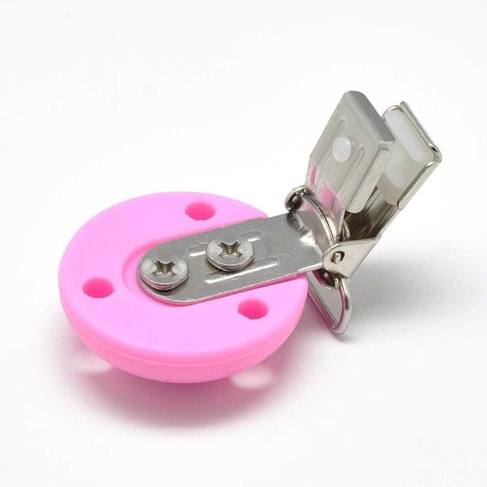 Succhiotti & catenelle porta ciuccio: Schnuller Clip Silikon Warmrosa – Nuovo (secondo la descrizione) da Rüegsau venduto da Tausendfreund 2