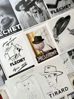 Chapeaux / Hüte - 20 alte Werbungen / Publicités 1924/53
