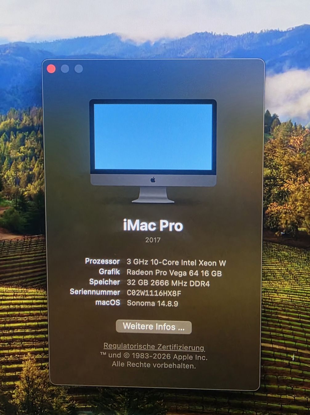 Apple PC: Apple iMac Pro 2017 32GB RAM 10-Core Xeon – Usato da Winterthur venduto da xXSchwwizXx 2