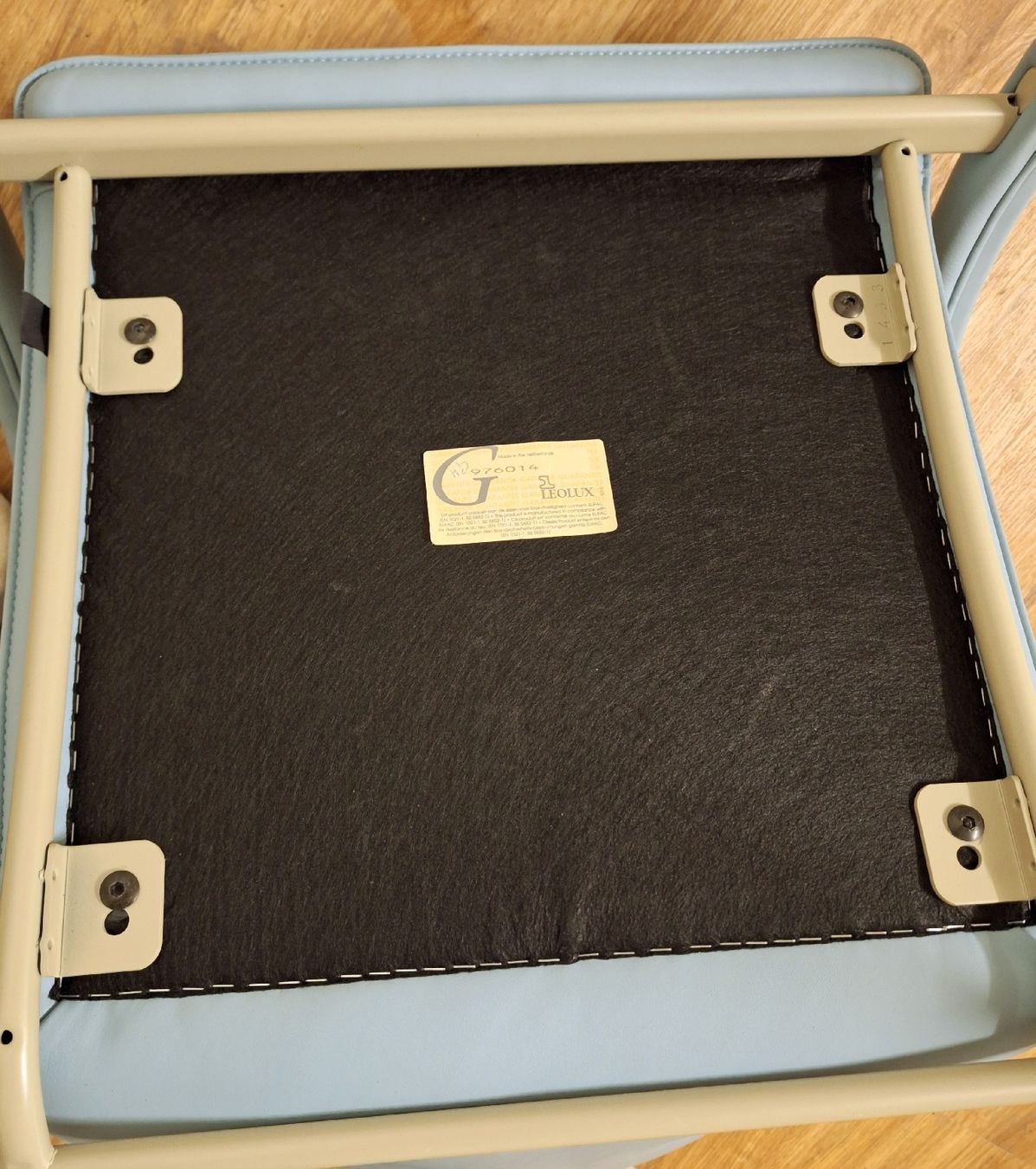 Stühle: Zwei Leolux Cimaronne Stühle hell Blau  Leder – Gebraucht aus Fahrweid von SMILE.5 9