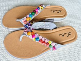 SANDALE FLIP FLOP 41 VON LOVE , TOP SCHUHE BADELATSCHEN