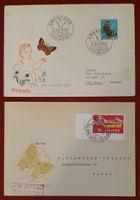 2 Illustrierte Briefe Pro Juventute 1950/52 m. Sonderstempel