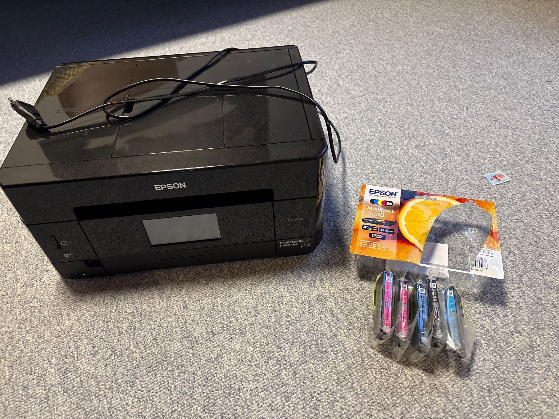 Epson Imprimantes: Epson XP-7100 zzgl. Druckerpatronen – D'occasion à Niederscherli par Hornweg 1