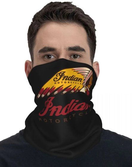Masques: Tube Mask Indian Motorcycle – Neuf avec emballage d'origine à Allens par MADE.IN.ROCK.N.ROLL 3