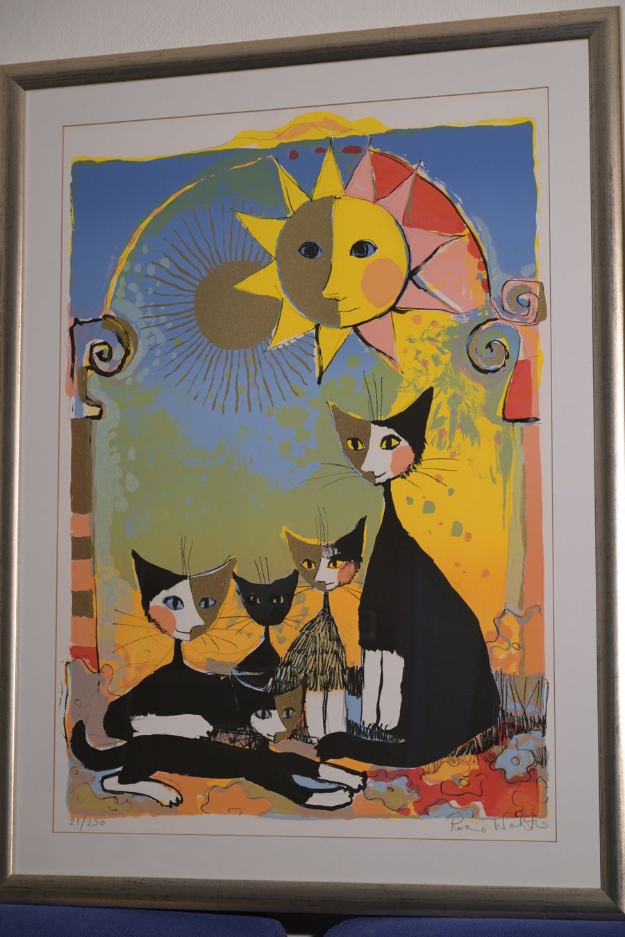 Grafica & Litografie: Triptychon 2000 Rosina Wachmeister Katzen – Usato da Beinwil am See venduto da usi_xtb7 3