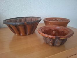 3 moules à Kouglof - Poteries de Bonfol