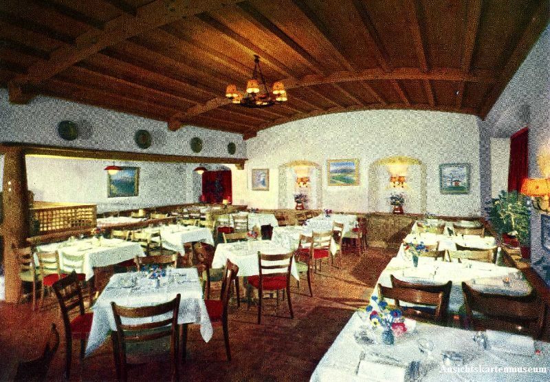 Ansichtskarten: S-chanf - Parc Hotel Engadinersaal c1965 – Gebraucht aus Emmenbrücke von teestube