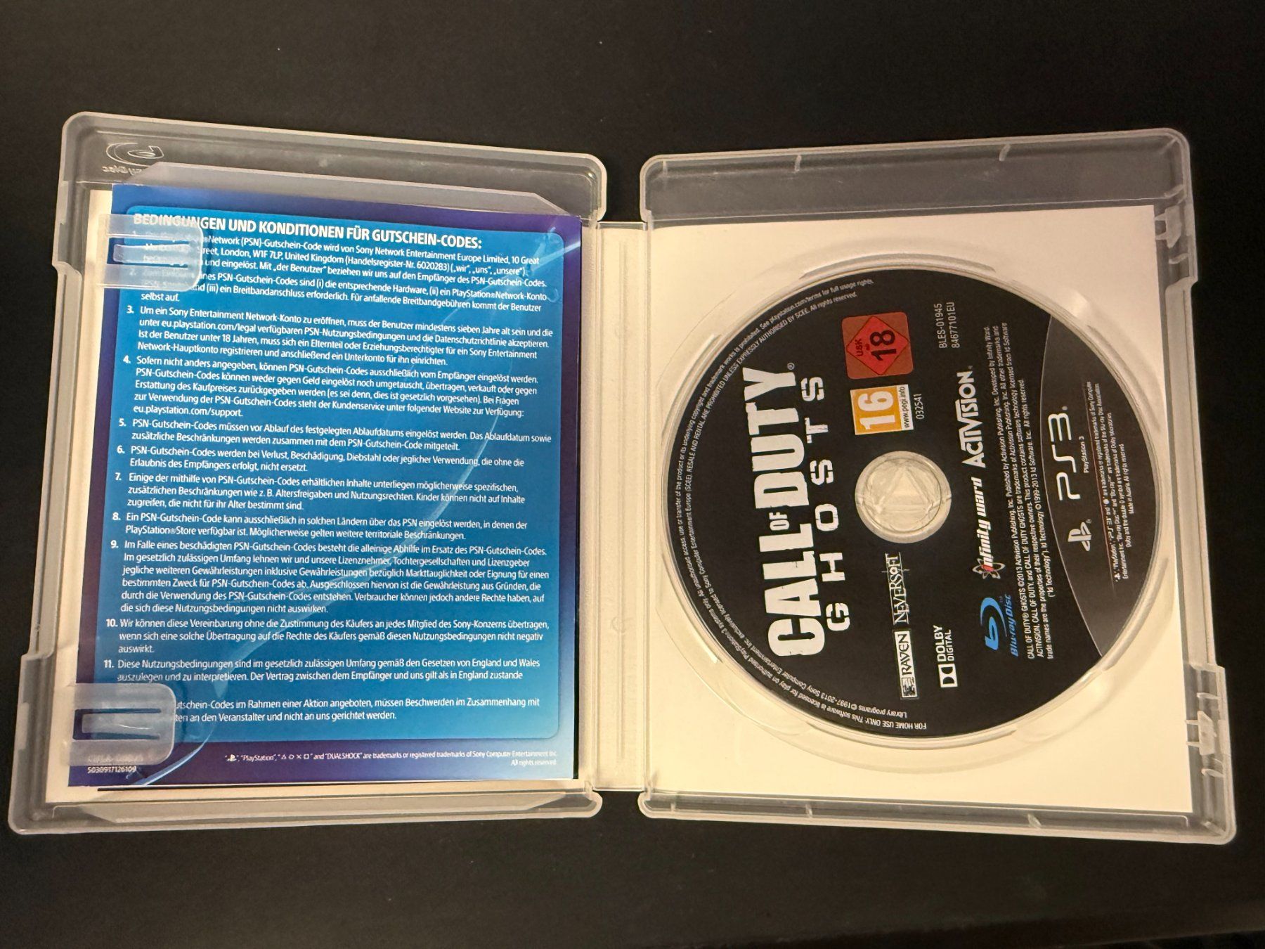 Sony Giochi: Call Of Duty Ghost - PS3 – Usato da Pont-de-la-Morge venduto da Darfal 1