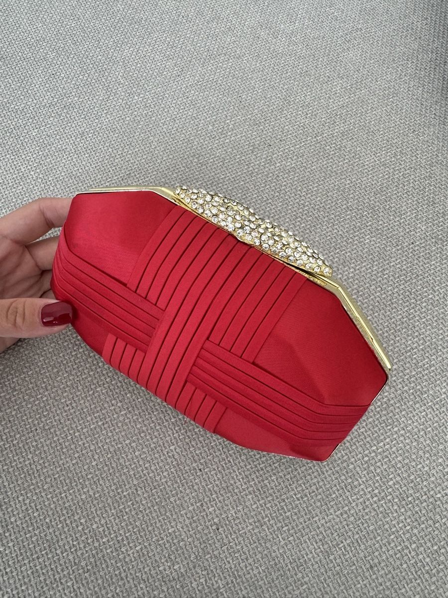 Borse da donna: Pochette strass soirée rouge – Usato da Granges VS venduto da rvn