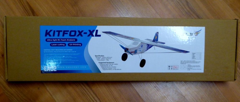 KITFOX XL, Spw 1030mm, KIT-Bausatz aus EPP (Neu und originalverpackt ...