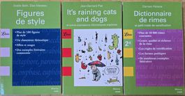 Lot de 6 livres : Langue française, anglais & écriture