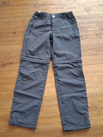  NEUE McKinley Wanderhose Gr. 140 Zip-Off 