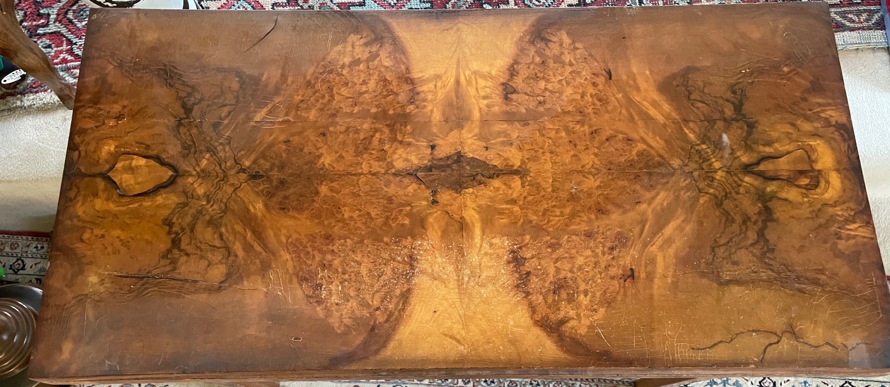 Tables: Biedermeier Beistelltisch Nussbaum Klapptisch – D'occasion à Volketswil par rubin74 1