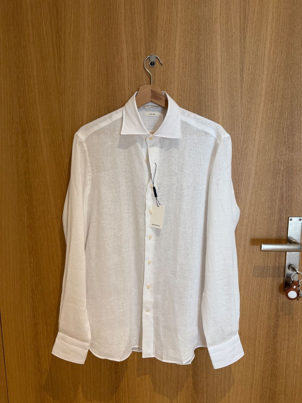 Suitsupply Hemden: Chemise blanche - 100% lin - SUITSUPPLY - Taille M – Neu und originalverpackt aus Zürich von Mari_8b2k 1
