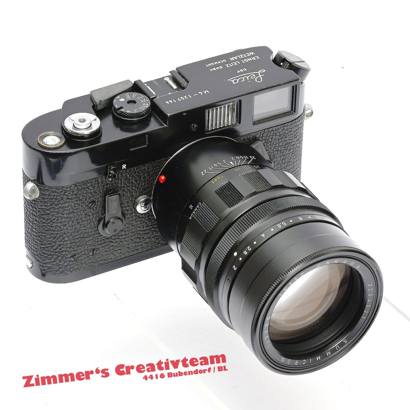 Leitz Obiettivi: Leitz Canada Summicron 90mm 2.0, black, Leica M – Usato da Bubendorf venduto da zimmers_creativteam 5