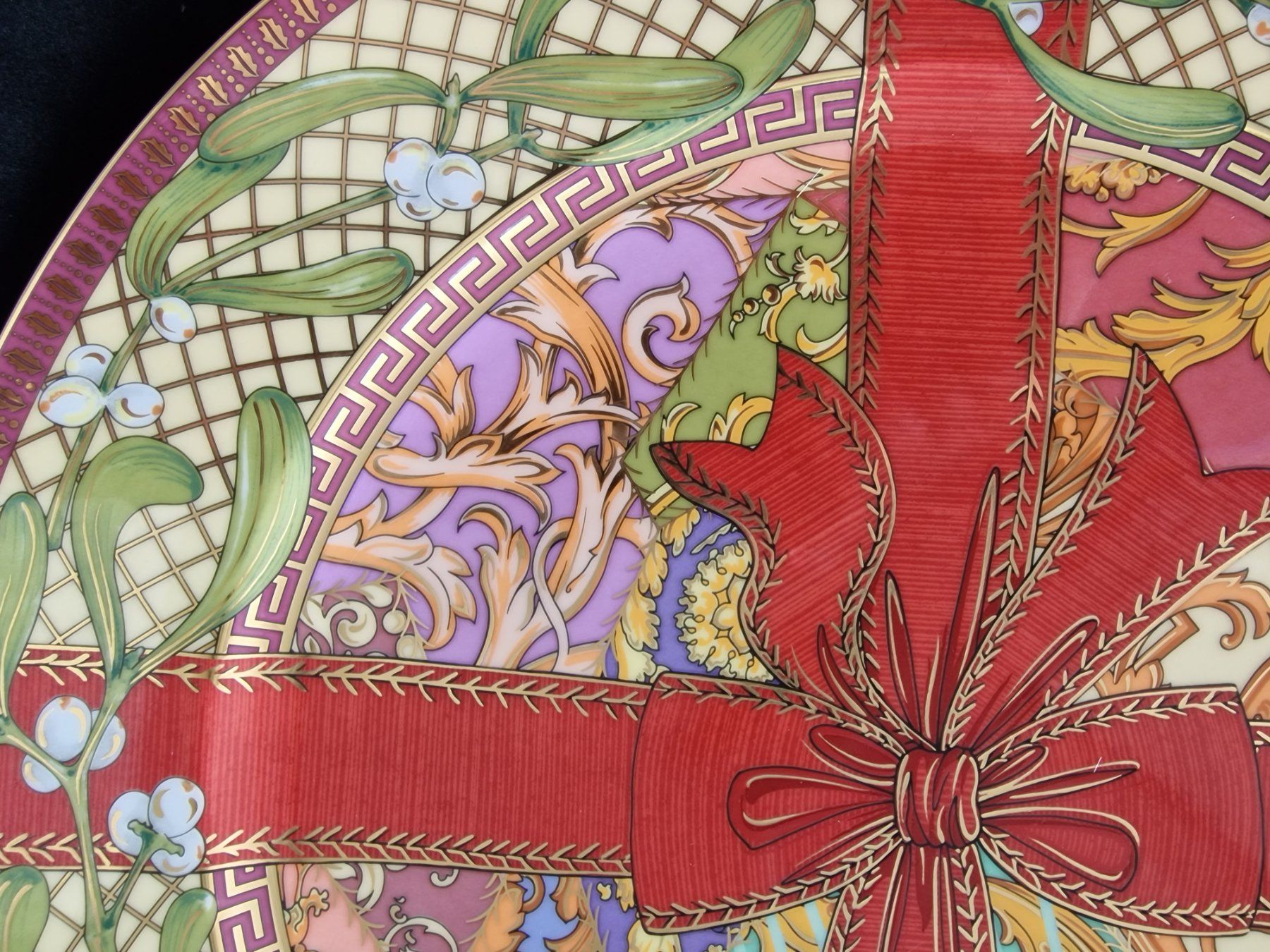 Versace Teller: Versace Rosenthal Weihnachts Teller 2003 – Neu und originalverpackt aus Oberglatt ZH von Alischa1 1
