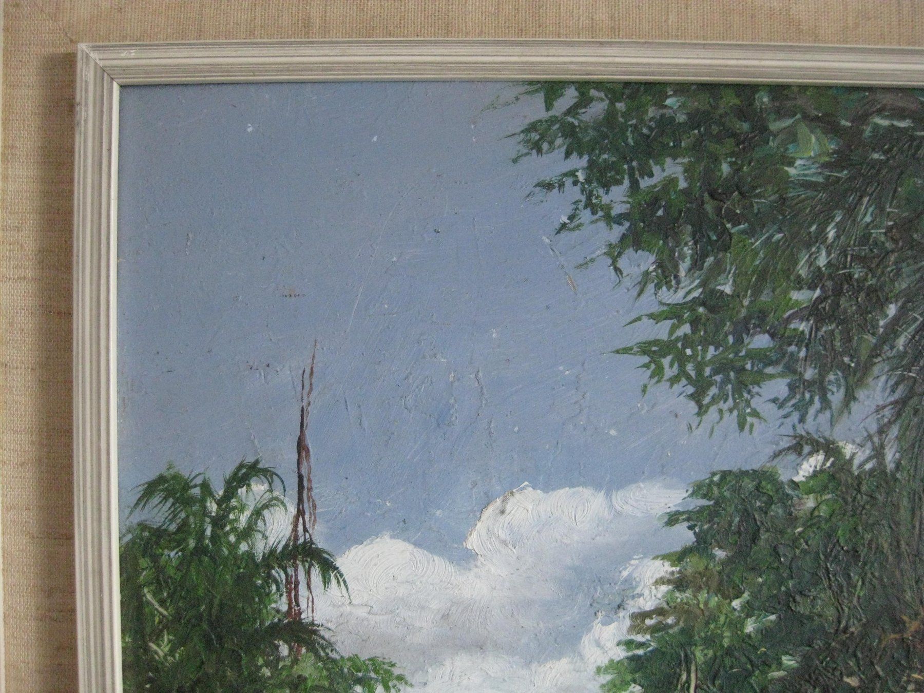 Dipinti: Oelbild "Route de St.Ville" 1956 – Usato da Subingen venduto da K7passt_immer 2