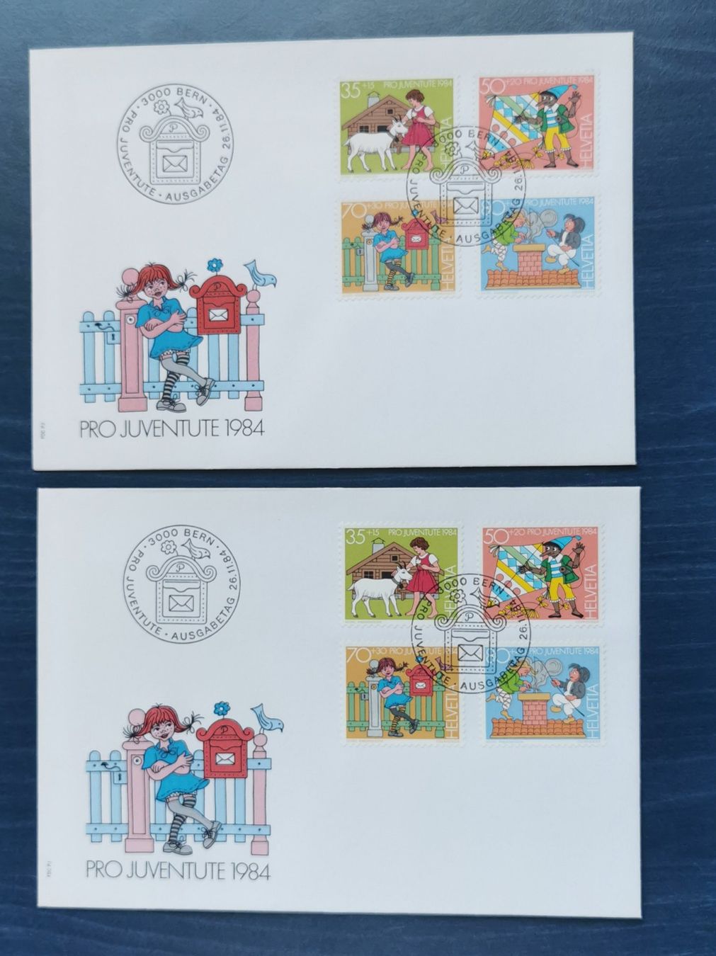 Tous les timbres: FDC PJ 1984 – Neuf (Voir description) à Aadorf par Chnorli-Furz