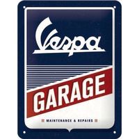 Blechschild 3D -VESPA GARAGE-15X20CM