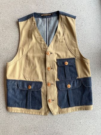 Rising Sun Co Vest Jeans, Canvas