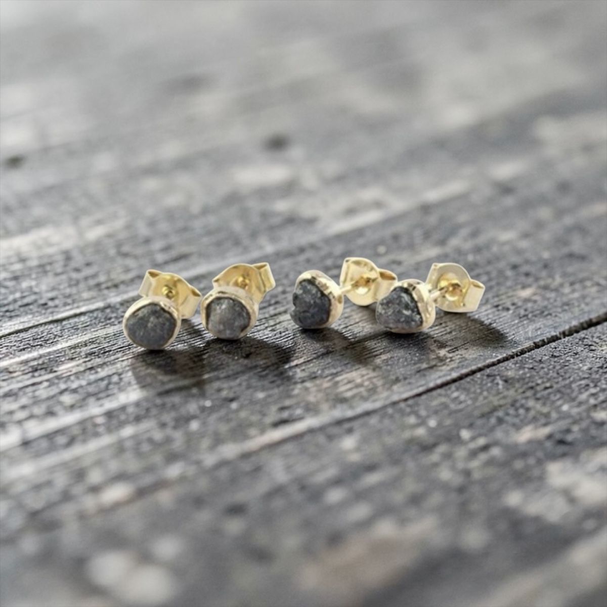 Orecchini pendenti & Orecchini a lobo: 9 Karat Echtgold Herkimer Diamant Ohrstecker – Nuovo e nell'imballaggio originale da Amriswil venduto da nic_vq6k 1