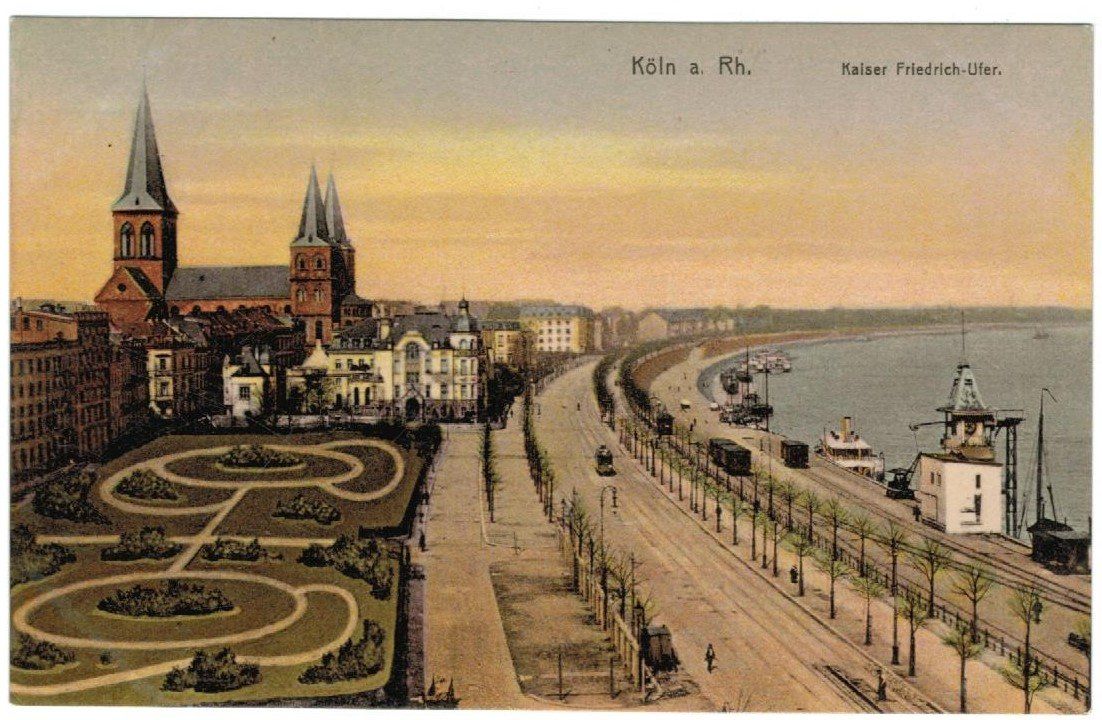 Ansichtskarten: AK Köln; Kaiser Friedrich-Ufer – Gebraucht aus Zürich von Tolima194