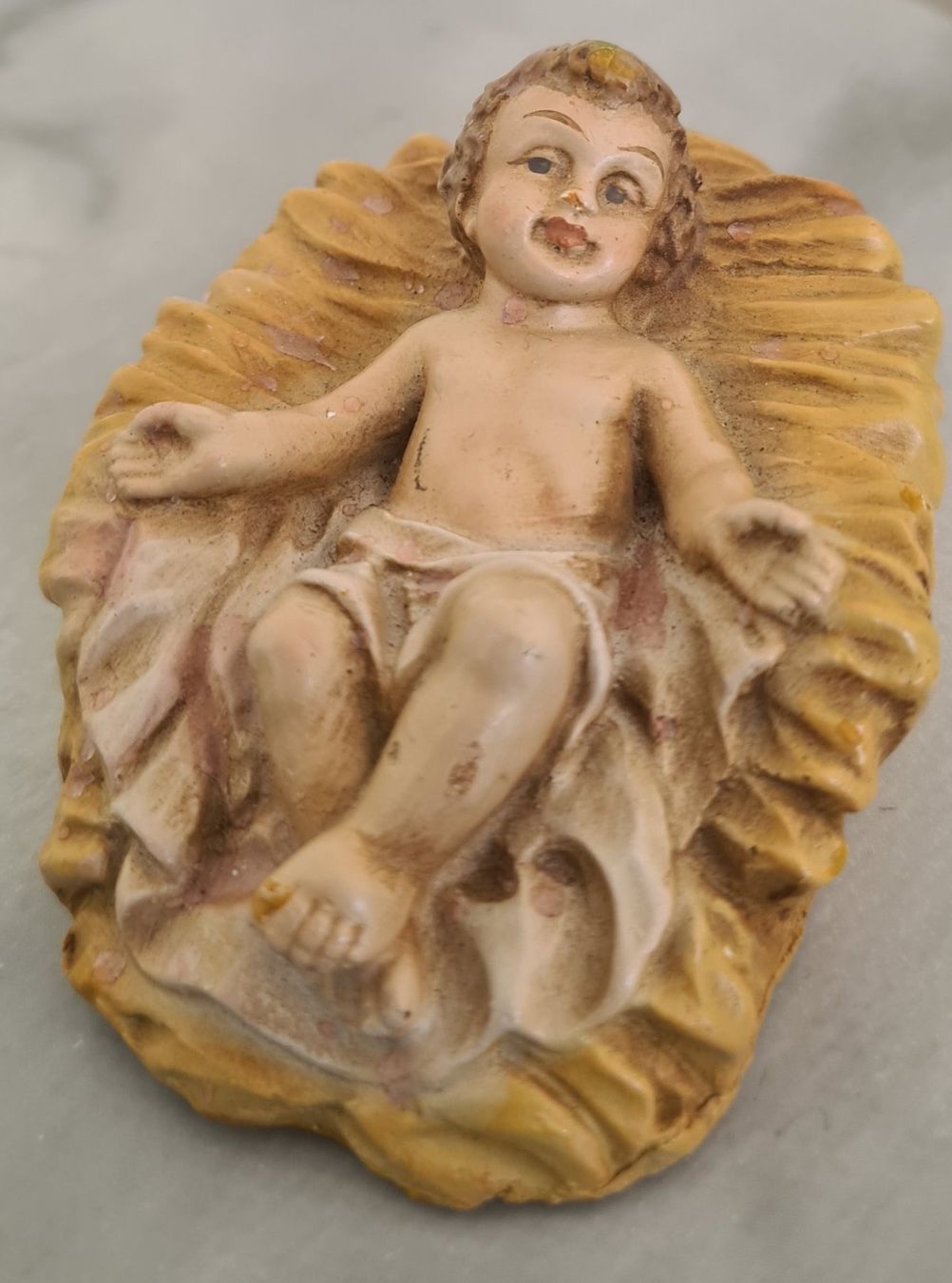 Statuette: 8 antike Krippenfiguren Stil Fontanini, um 1920 – Usato da Winterthur venduto da bibummi 3