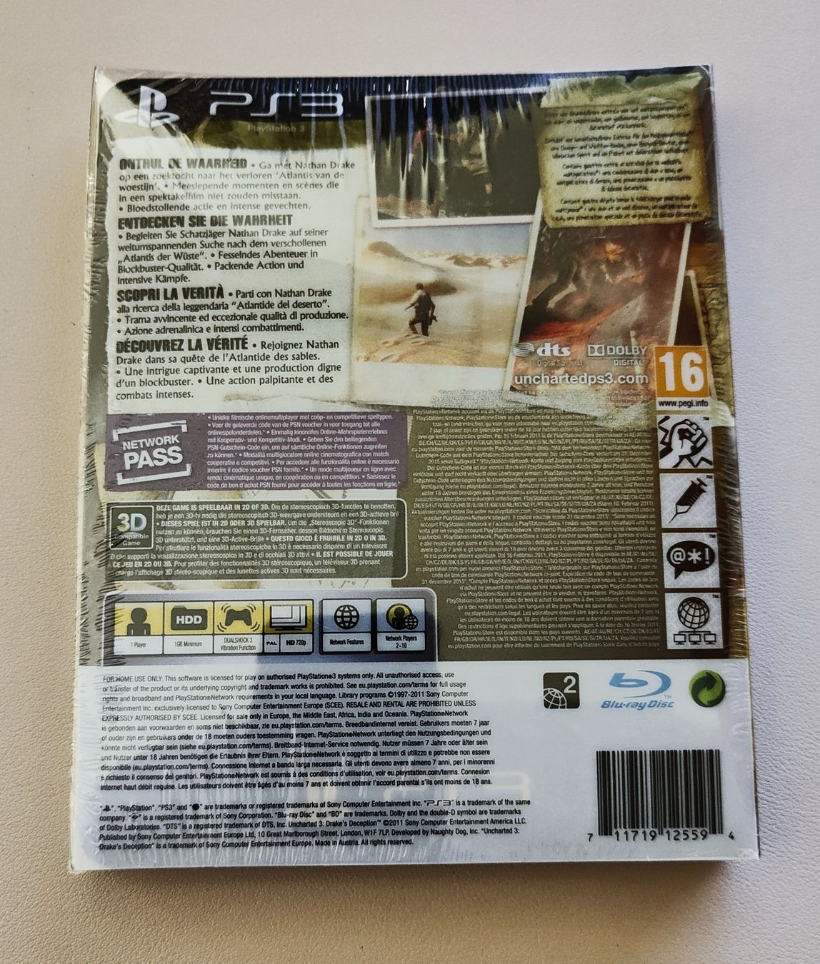 Giochi: Uncharted 3 Special Edition PS3 - NEU / Sealed – Nuovo e nell'imballaggio originale da Bern venduto da breesell321 1