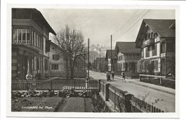 Lerchenfeld bei Thun (BE) Wohnhäuser mit Vorgärten - um 1920