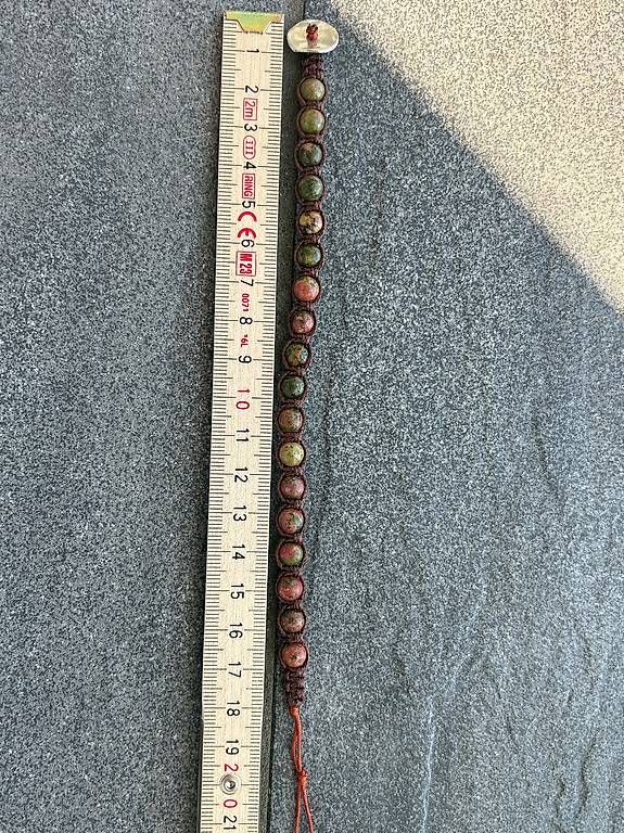 Bracciali & Braccialetti: Bracciale macrame con Unakite  – Usato da Salorino venduto da Ann_db 4