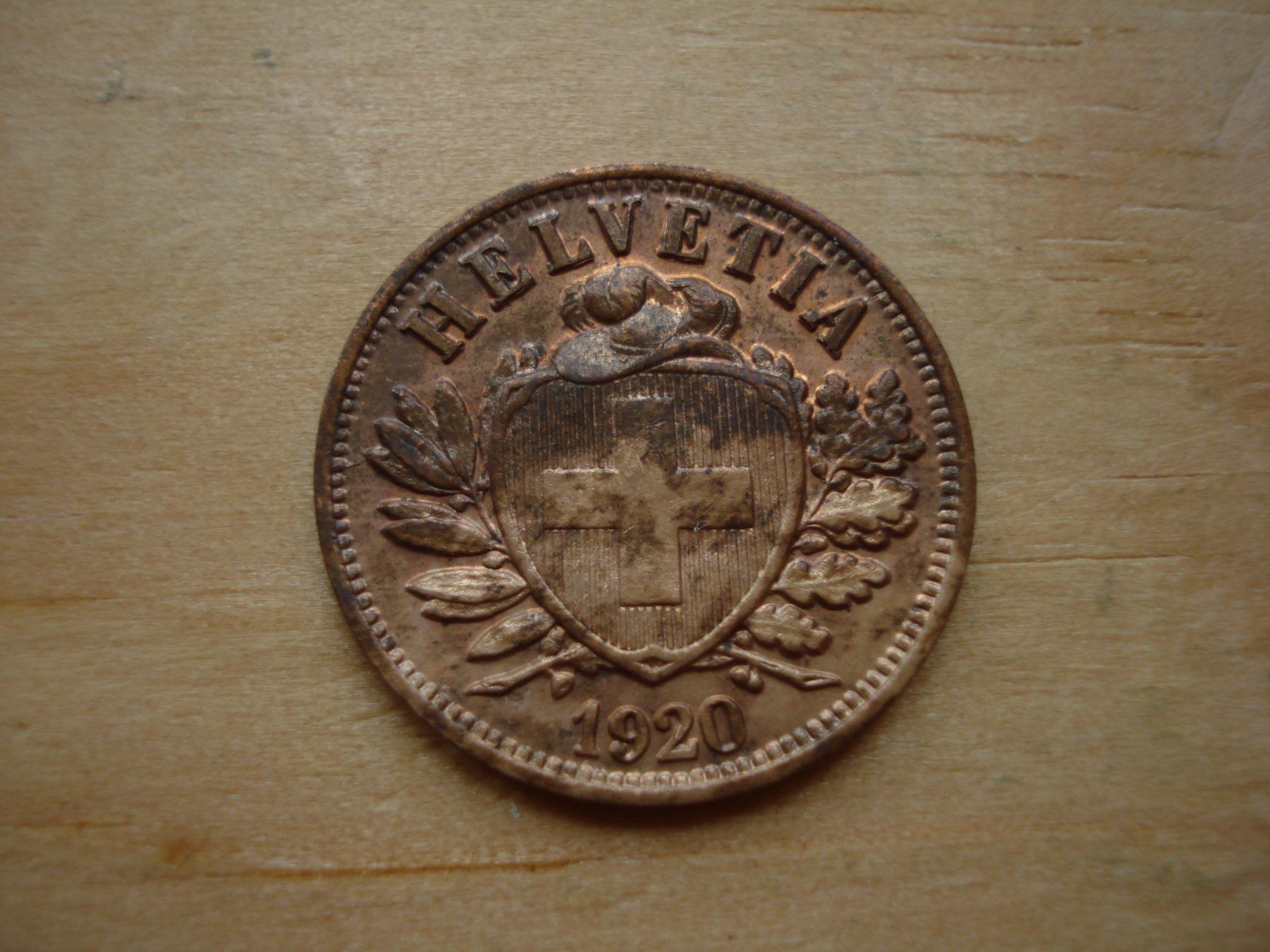 Tutti le monete: (Z2) 2 Rappen 1920 VZ-UNZ – Usato da Erlach venduto da Net-Coins