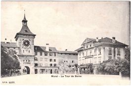 (Murten)MORAT - La Tour de Berne (im Sommer) ca. 1910 (BE)
