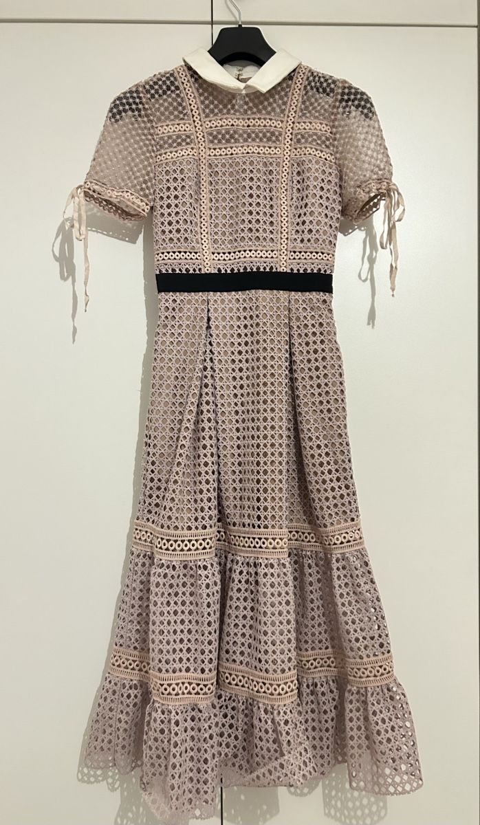 Self-Portrait Vestiti: Self Portrait Elegant Midi Dress – Nuovo (secondo la descrizione) da St.Josefen venduto da lop_lh8d 7