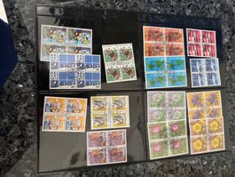 Diverse Marken Helvetia asu einer Sammlung (8)