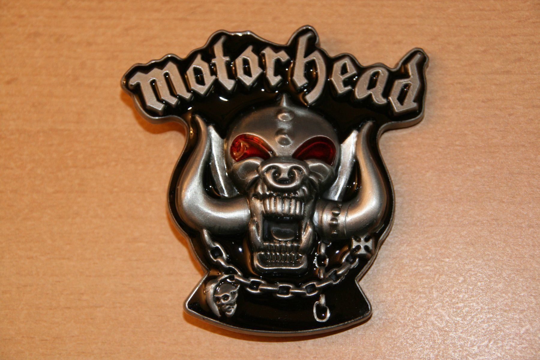 Fibbie per cinture: Metall Gürtelschnalle MOTORHEAD – Nuovo e nell'imballaggio originale da Münchwilen TG venduto da ecudos10