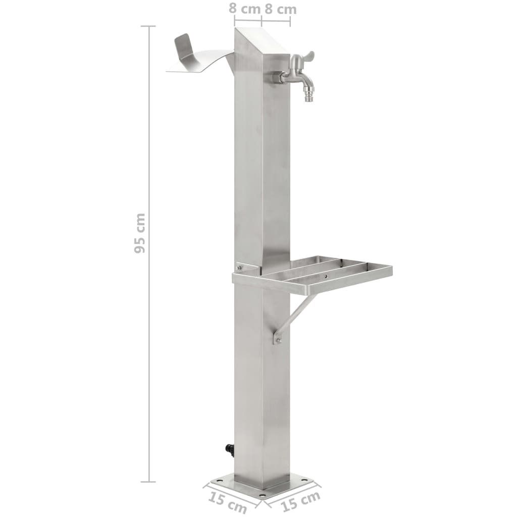 Rubinetteria: Wasserzapfsäule Garten-Wasserhahn Edelstahl Top – Nuovo e nell'imballaggio originale da Reinach BL venduto da biker71 1
