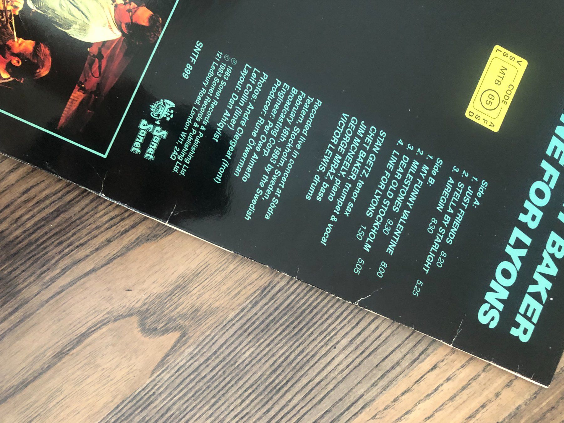 Dischi in vinile: Stan Getz & Chet Baker - Line For Lyons LP, Jazz Vinyl – Usato da Berg am Irchel venduto da Zweiti_Chance 2