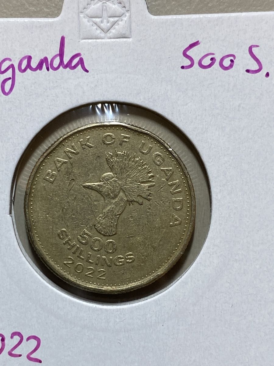 Alle Münzen: Ouganda - 500 Shilling - 2022 – Gebraucht aus Payerne von Mike1682
