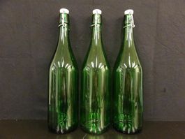 3 Flaschen Bügelverschluss Sirupflaschen