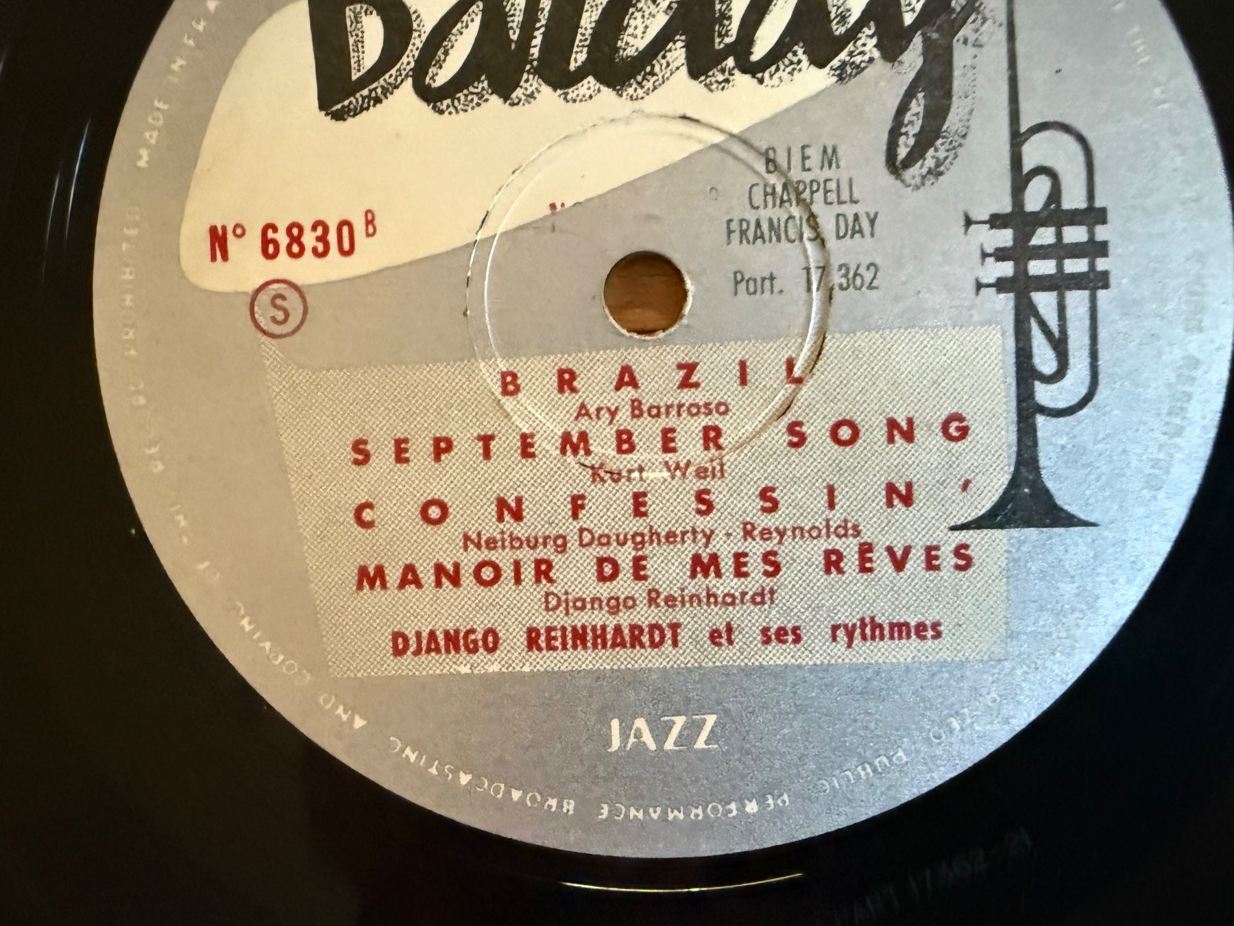 Dischi in vinile: DJANGO  REINHARDT  MEDIUM 6830   LP Vinyl – Usato da Subingen venduto da ArtBead 8