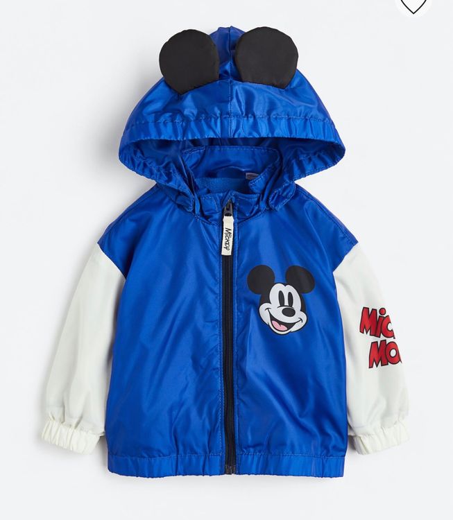 Peluche Mickey Mouse Disney Store 2010 Noël manteau rouge écharpe 45 cm